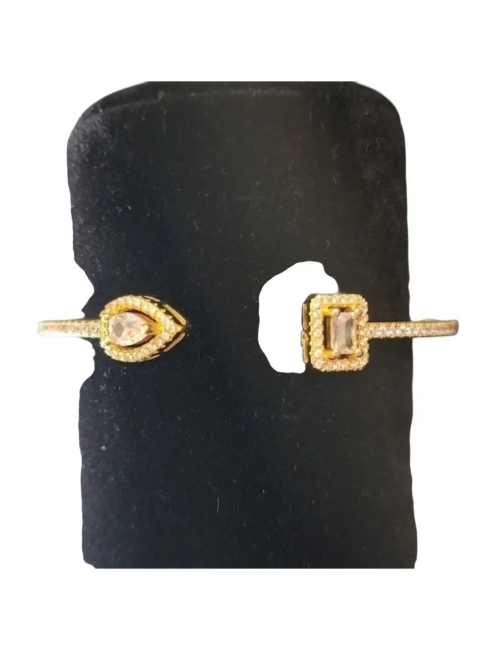 💥4 For $20💥Goldtone Rhinestone Cuff Bracelet